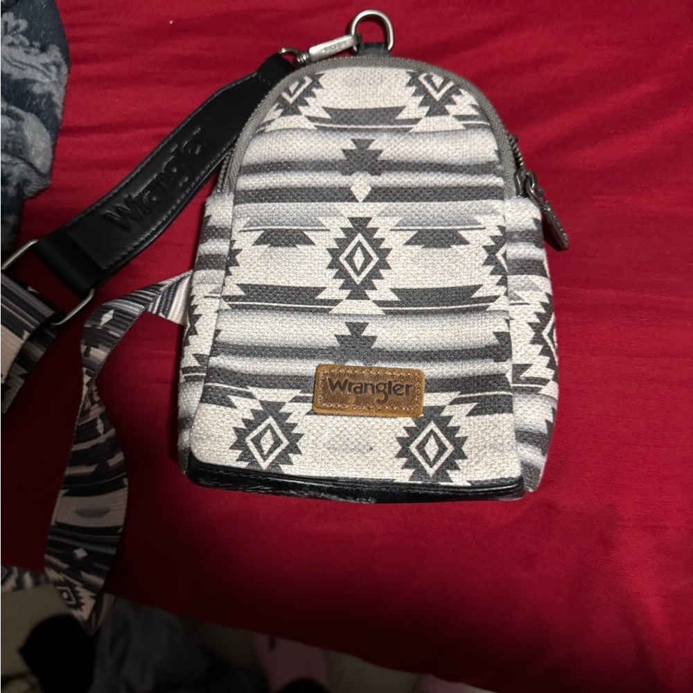 Wrangler Aztec Pattern Crossbody Bag